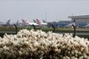 Vista de un grupo de aviones aparcados en el aeropuerto de Heathrow en Londres, Reino Unido. EFE/Archivo