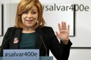 La vicesecretaria general del PSOE, Elena Valenciano, durante una rueda de prensa que ofreció en Valencia. EFE/Archivo