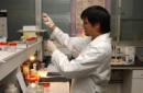 Fotografía de un investigador sobre fertilidad en un laboratorio.EFE/Archivo