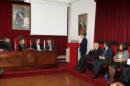 La Academia Española de Estudios Históricos de Estomatología y Odontología celebra en A Coruña su Sexta Sesión Extraordinaria en la que entrega sendas Medallas de Oro a José Manuel Romay Beccaría (3d), presidente del Consejo de Estado y nombra a la ministra de Fomento Ana Pastor (i) como Académica de Honor. EFE