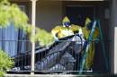 Funcionarios descontaminan el apartamento del enfermo de ébola Thomas Eric Duncan en Dallas, Texas (EE.UU.). EFE/Archivo