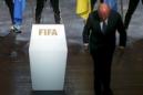 FIFA President Blatter leaves stage after making speech during opening ceremony of 65th FIFA Congress in Zurich