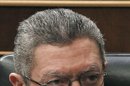 El ministro de Justicia, Alberto Ruiz Gallardón, durante el pleno en el que el jefe del Ejecutivo, Mariano Rajoy, expone las conclusiones del último Consejo Europeo de Bruselas. EFE