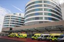 Vista general del hospital Reina Isabel donde la niña de 14 años paquistaní Malala Yusufzna, atacada por los talibanes por su defensa de los derechos educativos de la mujer, se encuentra internada, en Birmingham, Reino Unido ayer, 15 de octubre de 2012. EFE