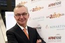 Fotografía facilitada por Novartis del oncólogo José Baselga, director médico del Memorial Sloan-Kettering Cancer Center de Nueva York, que ha presentado hoy, en Madrid, un tratamiento para mujeres con cáncer de mama avanzado. EFE