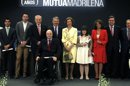 La reina Sofía, junto al presidente del Grupo Mutua Madrileña, Ignacio Garralda (4i), y los premiados durante el acto conmemorativo del décimo aniversario de la Fundación Mutua Madrileña que ha presidido hoy en la capital española. EFELa reina Sofía, junto al presidente del Grupo Mutua Madrileña, Ignacio Garralda (i), durante el acto conmemorativo del décimo aniversario de la Fundación Mutua Madrileña que ha presidido hoy en la capital española. EFE