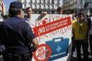 Una concentración contra de la reforma sanitaria, en Madrid. EFE/Archivo