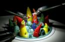 Detalle de los brazos de un robot que hace una demostración en el I Simposio Internacional de Cirugía Robótica y Nuevas Tecnologías en Urología. EFE/Archivo