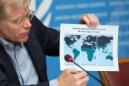 El director para emergencias sanitarias de la Organización Mundial de la Salud (OMS), Bruce Aylward, ofrece una rueda de prensa en la sede de Naciones Unidas en Ginebra, Suiza, hoy. EFE