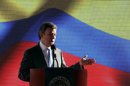 El presidente de Colombia, Juan Manuel Santos, habló por radio y televisión e informó de que se le detectó la enfermedad tras ser sometido a una biopsia. EFE/Archivo