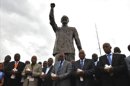 Imagen cedida por el Gobierno sudafricano de la estátua del expresidente de Sudáfrica Nelson Mandela. EFE