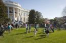 Niños participan en las actividades que organiza cada año la Casa Blanca por la Pascua, en Washington, el lunes 6 de abril de 2015. (Foto AP/Pablo Martinez Monsivais)