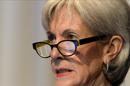 La secretaria de Salud de EE.UU., Kathleen Sebelius, interviene durante el 29 simposio anual sobre salud mental del Centro Carter, en Atlanta, Georgia, EE.UU.. EFE