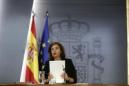 Soraya Sáenz de Santamaría, durante la rueda de prensa que ha ofrecido hoy tras la reunión del Consejo de Ministros. EFE