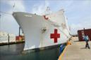 Fotografía de archivo que muestra al Barco Hospital USNS "Comfort" en su paso por Colón (Panamá). EFE/Archivo