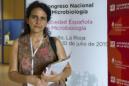 La investigadora Anabel Negredo, del Centro Nacional de Microbiología, quien participa hoy en Logroño en el XXV Congreso Nacional de Microbiología, que reúne a unos 350 expertos en diferentes áreas procedentes de ocho países. EFE