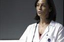 La doctora Lucía Alonso, gerente del Hospital Quirón Madrid, durante la lectura hoy del parte médico sobre la evolución del Rey. EFELa ministra de Sanidad, Ana Mato, acudió esta mañana al Hospital Quirón Madrid para visitar al Rey Juan Carlos. EFE