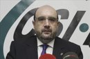 El presidente del sindicato de funcionarios CSI-F, Miguel Borra, durante una rueda de prensa. EFE/Archivo