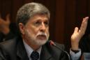 En la imagen un registro del excanciller brasileño Celso Amorim, quien integrará un panel de alto nivel de la ONU para la respuesta global a las crisis sanitarias, según anunció el secretario general de la ONU, Ban Ki-moon. EFE/Archivo