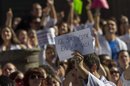 Una concentración en contra de la gestión privada de la sanidad. EFE/Archivo