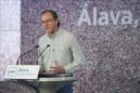El ministro de Sanidad y presidente del PP de Álava, Alfonso Alonso, durante un acto en Vitoria (Álava). EFE/Archivo