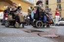 Marcha organizada por el Centro de Referencia Estatal de Enfermedades Raras por parte del trazado del Camino de Santiago a su paso por Burgos, para "hacer visibles" a los afectados por este tipo de enfermedades y sensibilizar a la población. EFE