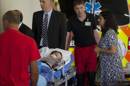 El niño británico Ashya King, a su llegada el pasado 8 de septiembre al hospital infantil de Motol en Praga, para ser tratado del tumor cerebral que padece. EFE/Archivo